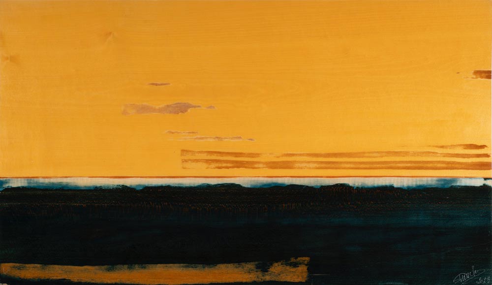 Sérénité, tableau de marqueterie 90x60cm